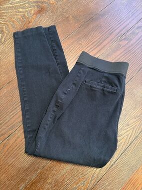 a new day Black Ponte Knit Pants Size 2